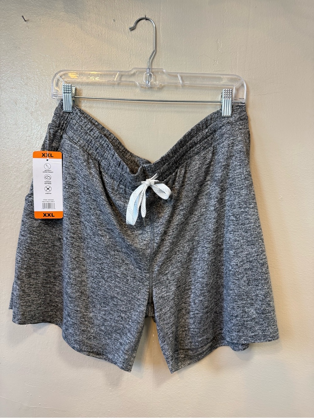 Pacific Trail Women’s XXL Heather Gray Athletic Shorts Drawstring NWT